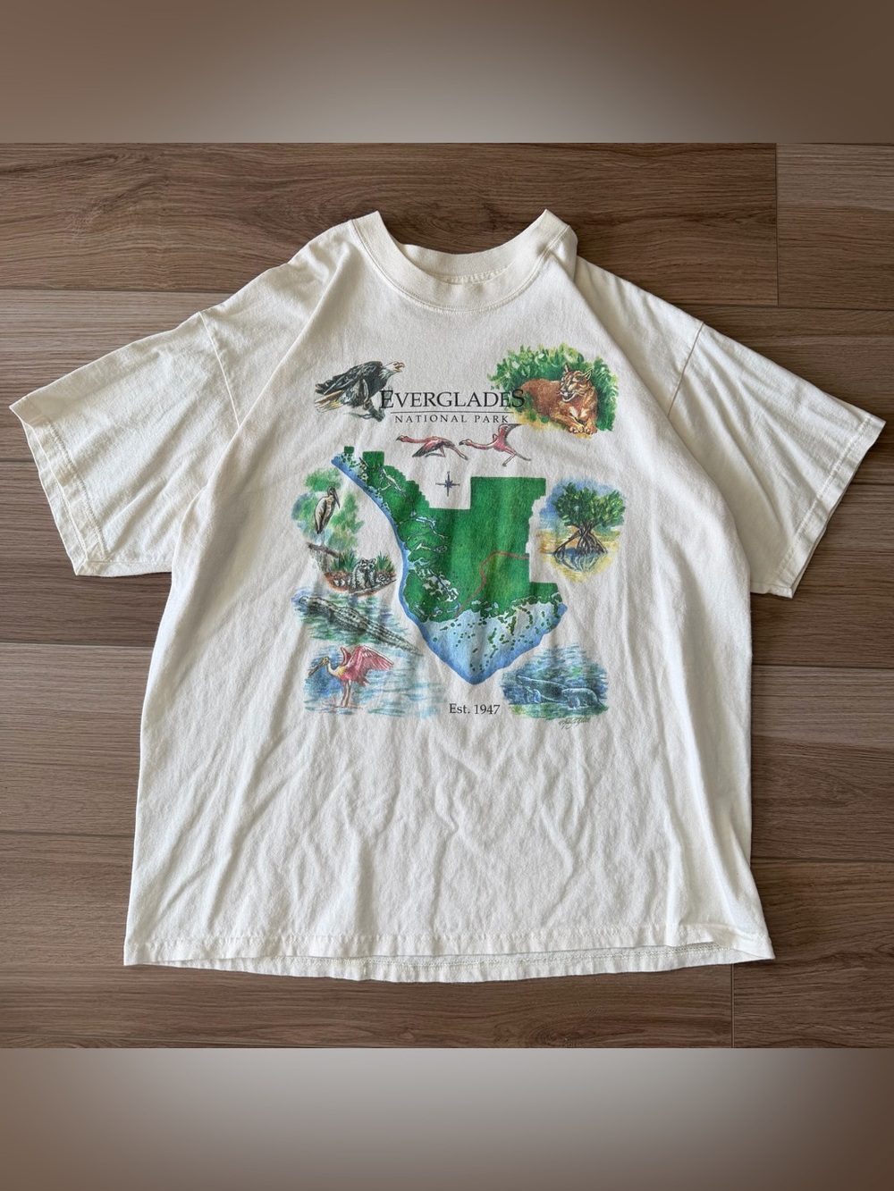 Vintage Everglades National Park Wildlife T-Shirt